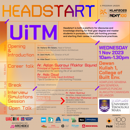 HEADSTART 9 – UiTM Kampus Puncak Alam