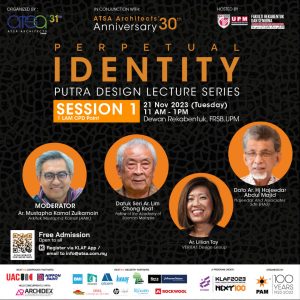 PUTRA DESIGN LECTURE SERIES – 1
