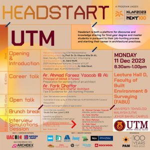 HEADSTART 11 – UTM JB