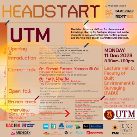 HEADSTART 11 – UTM JB